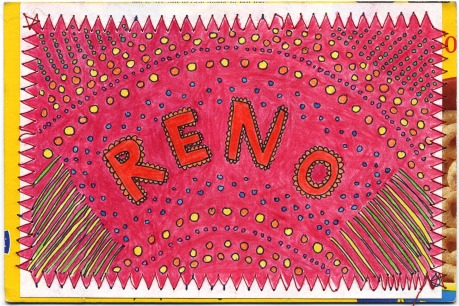 RENO Postcard